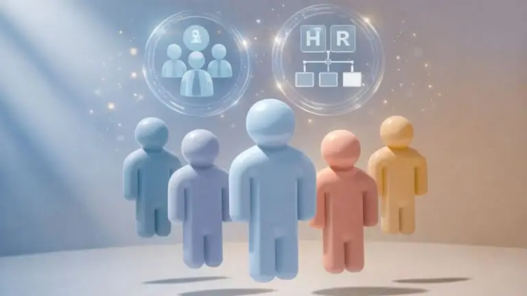 Organizzazione delle risorse umane con ruoli, competenze e struttura HR aziendale