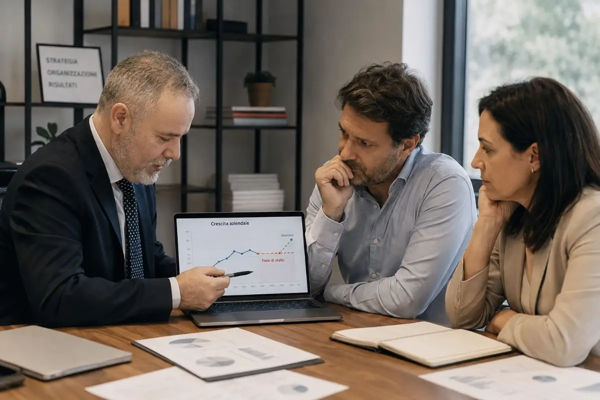 riunione con imprenditori PMI