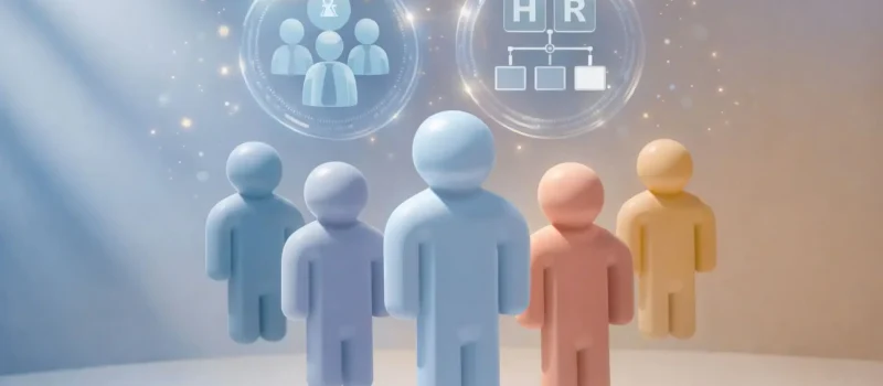 Organizzazione delle risorse umane con ruoli, competenze e struttura HR aziendale